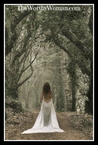 woman dawn forest x