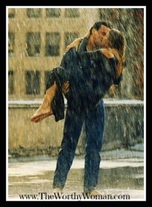 lovers man holding her rain x